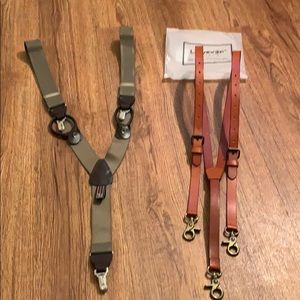 Men’s suspenders.